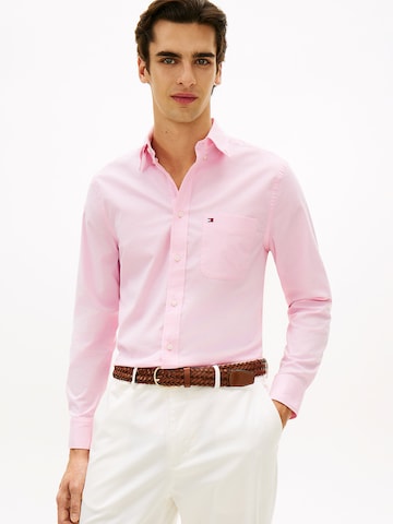TOMMY HILFIGER Regular fit Button Up Shirt in Pink: front