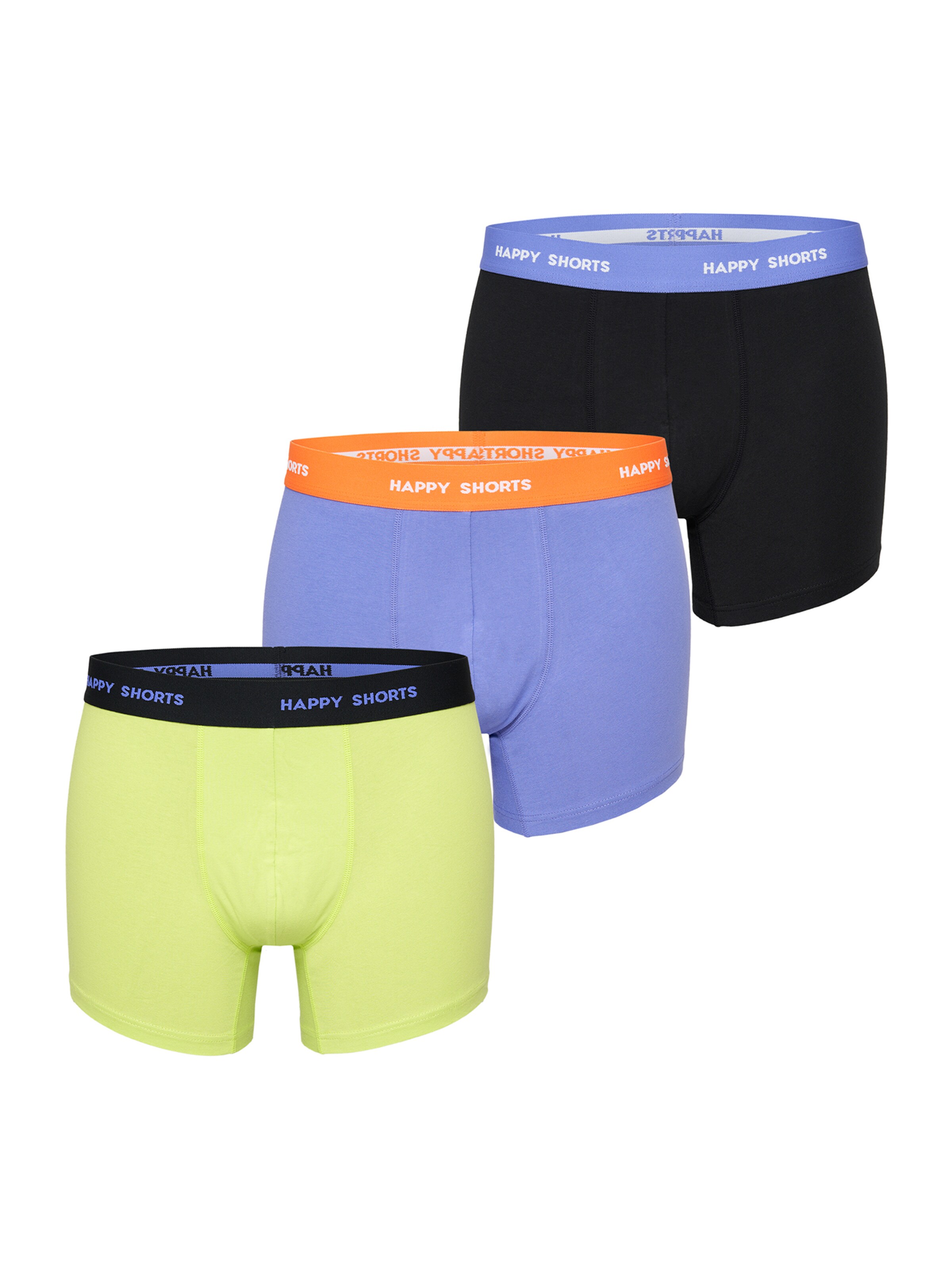 Happy Shorts - Calzoncillo boxer en verde: frente