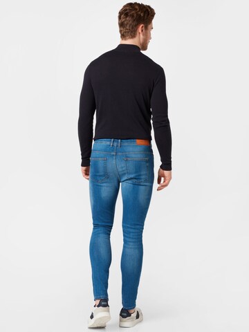 River Island Skinny Jeans 'EDDY LEBRON' in Blau
