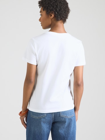 QS T-Shirt in Weiß
