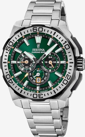 Montre à affichage analogique 'Chrono Bike' FESTINA en vert : devant