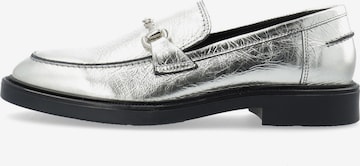 Bianco Classic Flats 'ADDA' in Silver: front