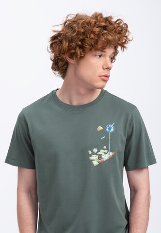 Kaft Shirt 'Rjovik' in Blauw: voorkant