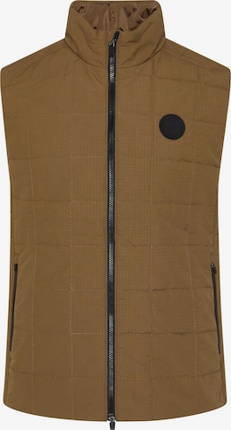 Born Living Yoga Vest 'Merrit' in Brown: front