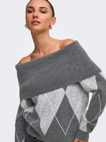 ONLY - Jersey 'Alivia' en gris