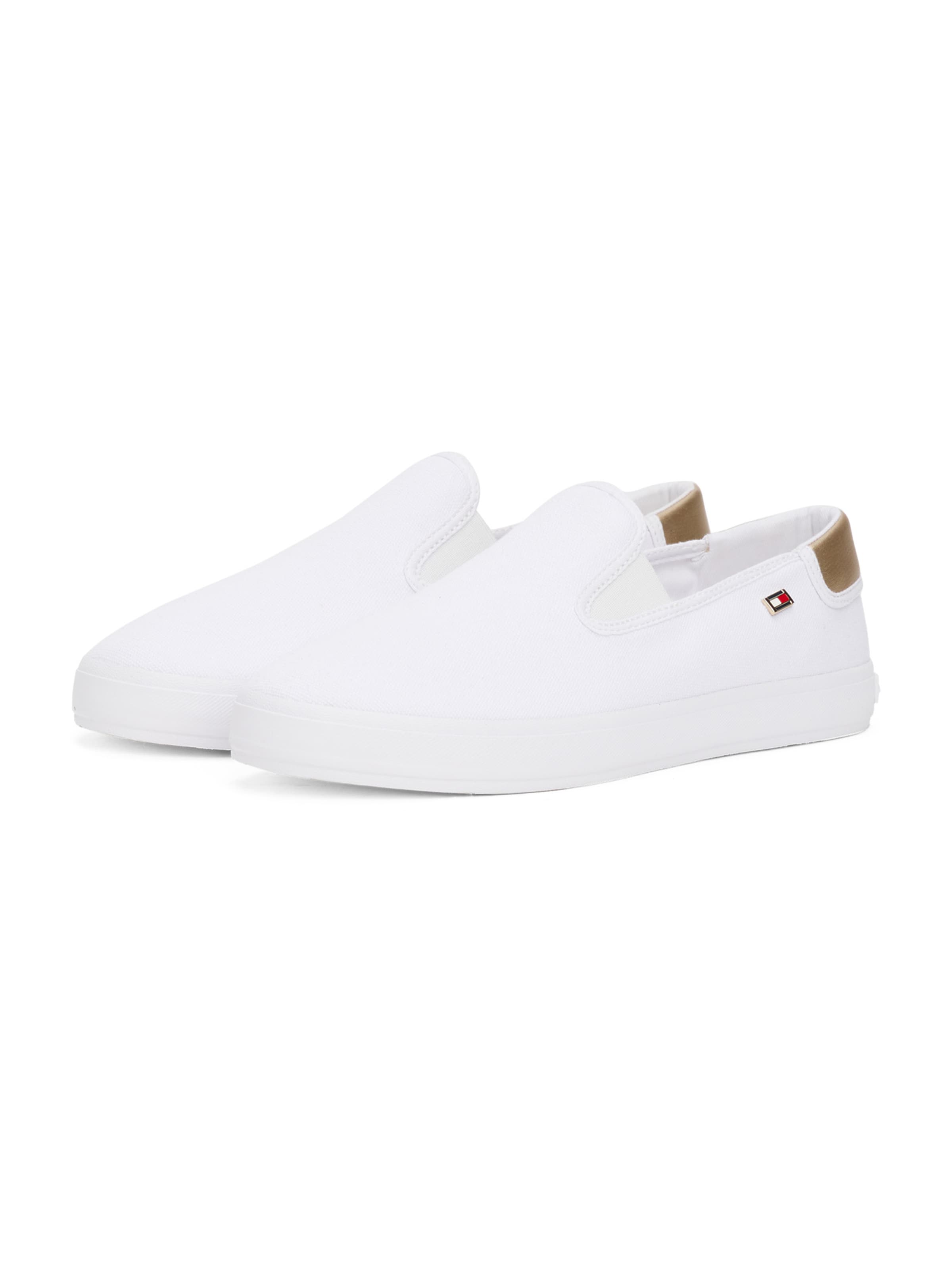 TOMMY HILFIGER Slip-on obuv - Biela
