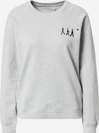 DEDICATED. Sweatshirt  'Abbey Road' in dunkelblau / hellgrau / schwarz / weiß, Produktansicht