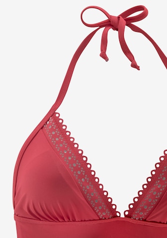 s.Oliver Triangle Swimsuit in Red
