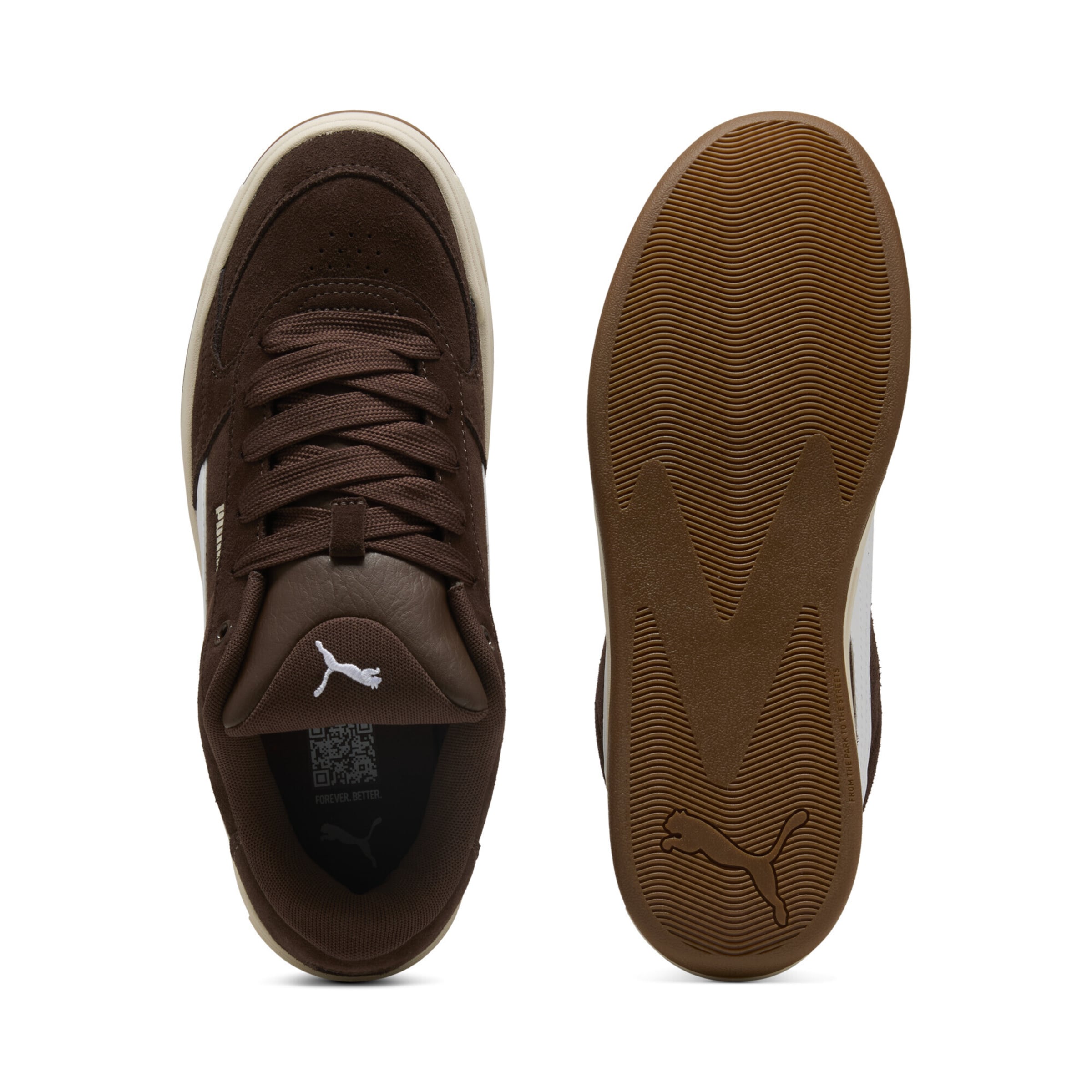 PUMA Sportschoen 'Park Lifestyle II' in Bruin
