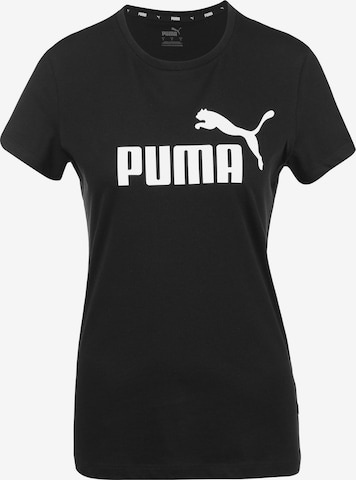 PUMA Performance shirt 'Essential' in Black: front