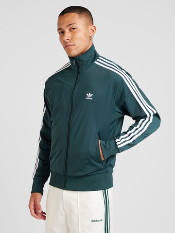 Veste de survêtement 'Adicolor Classics Firebird' ADIDAS ORIGINALS en vert : devant