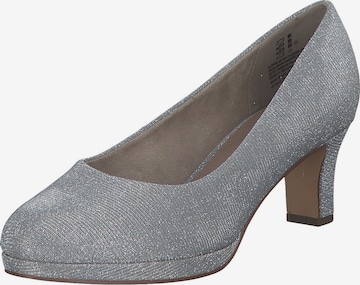 JANA Pumps in Silber: Vorderseite