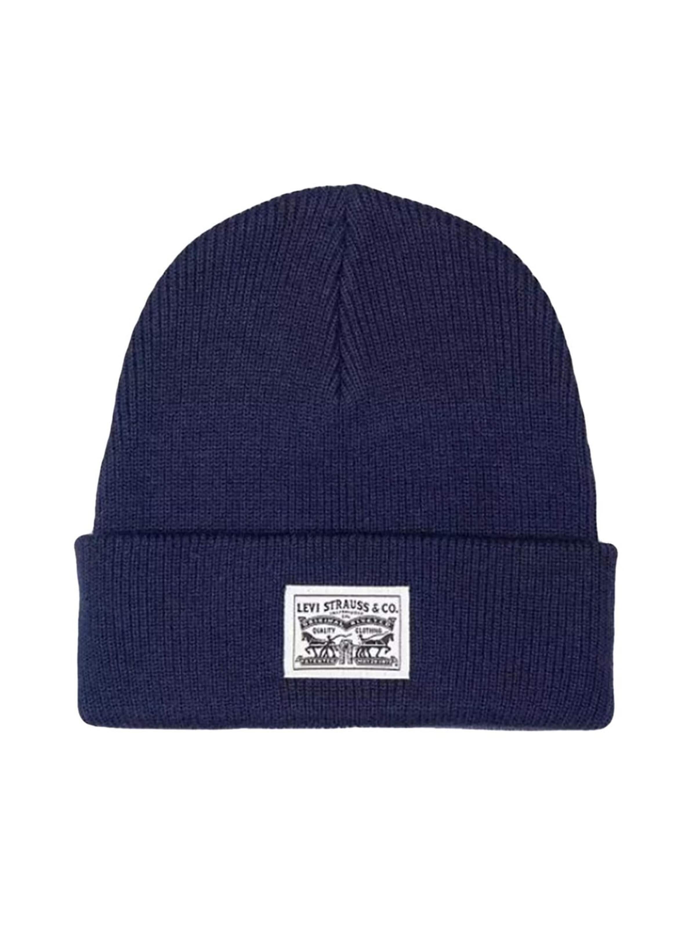 LEVI'S ® Muts 'Autumn / Winter' in Blauw: voorkant