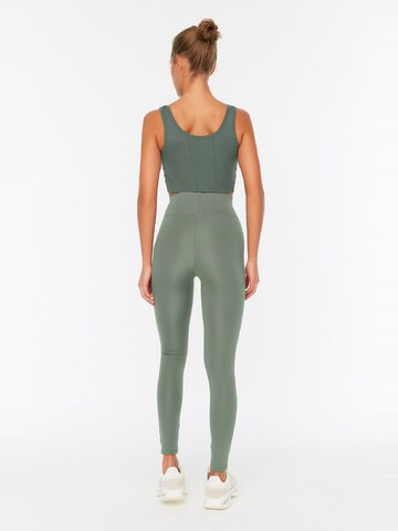 Trendyol Skinny Legíny - Zelená