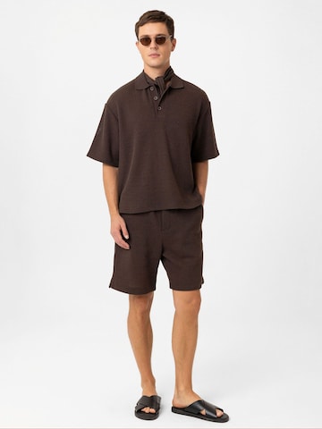 T-Shirt 'Martim' Antioch en marron : devant