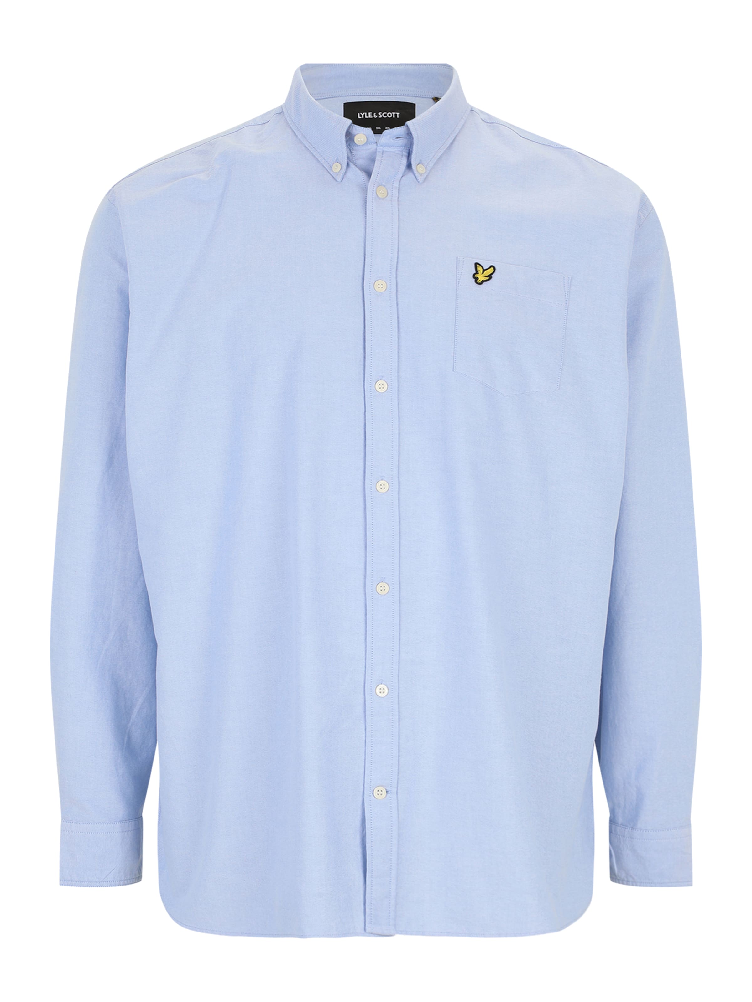 Coupe regular Chemise Lyle & Scott Big&Tall en bleu : devant