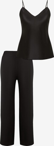 Simone Perele Pajama 'Love Me' in Black: front