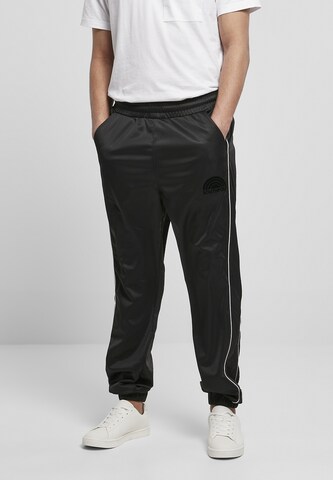 SOUTHPOLE Tapered Hose 'Southpole' in Schwarz: Vorderseite