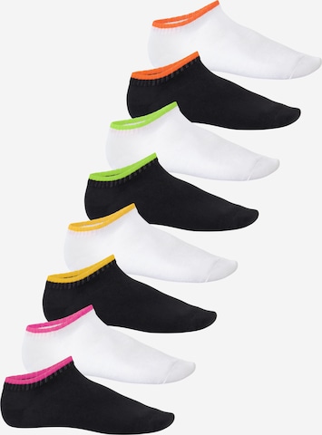 footstar Ankle Socks 'Neon' in Mixed colors: front