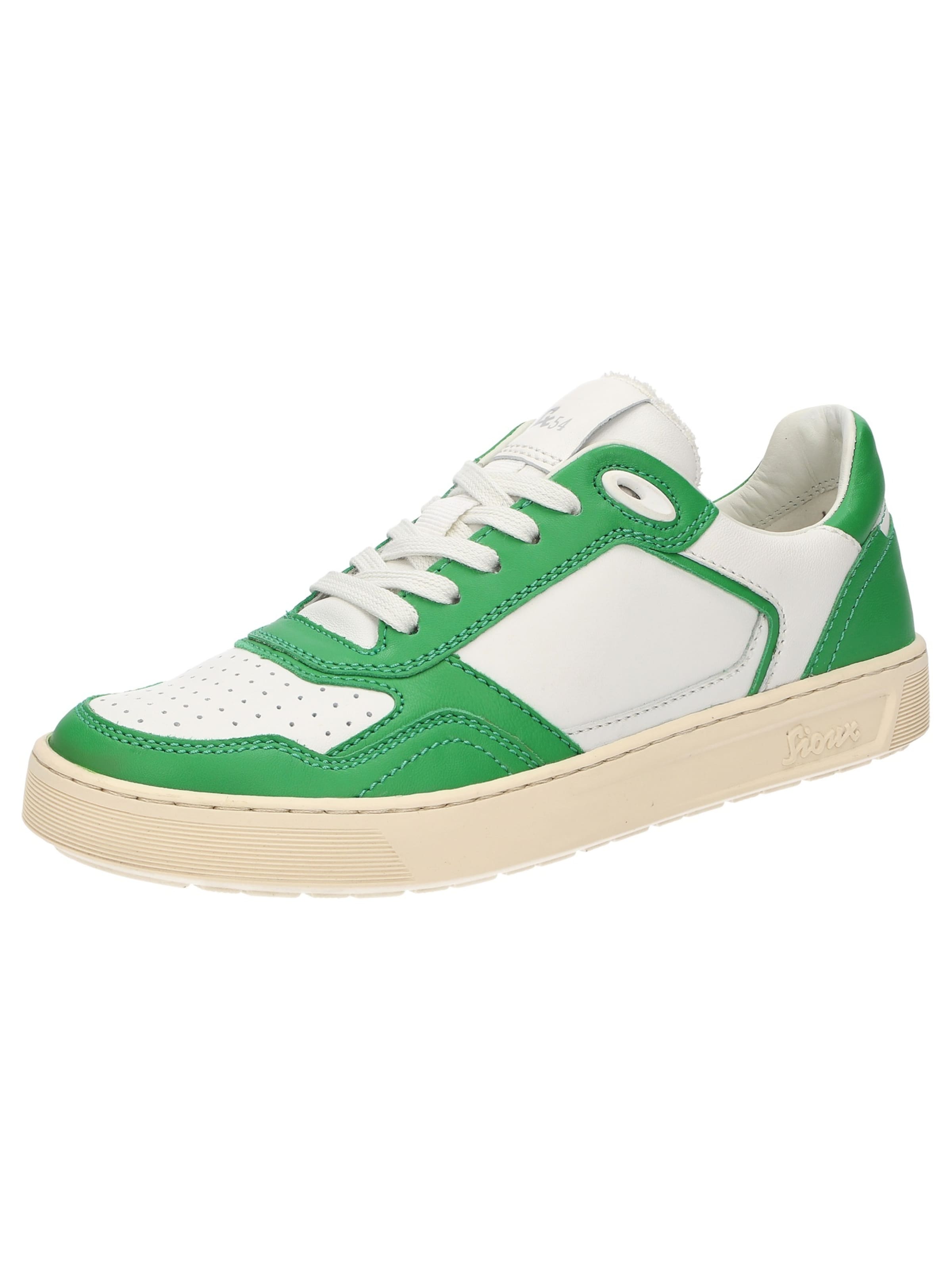 SIOUX Sneakers laag in de kleur Groen / Wit, Productweergave