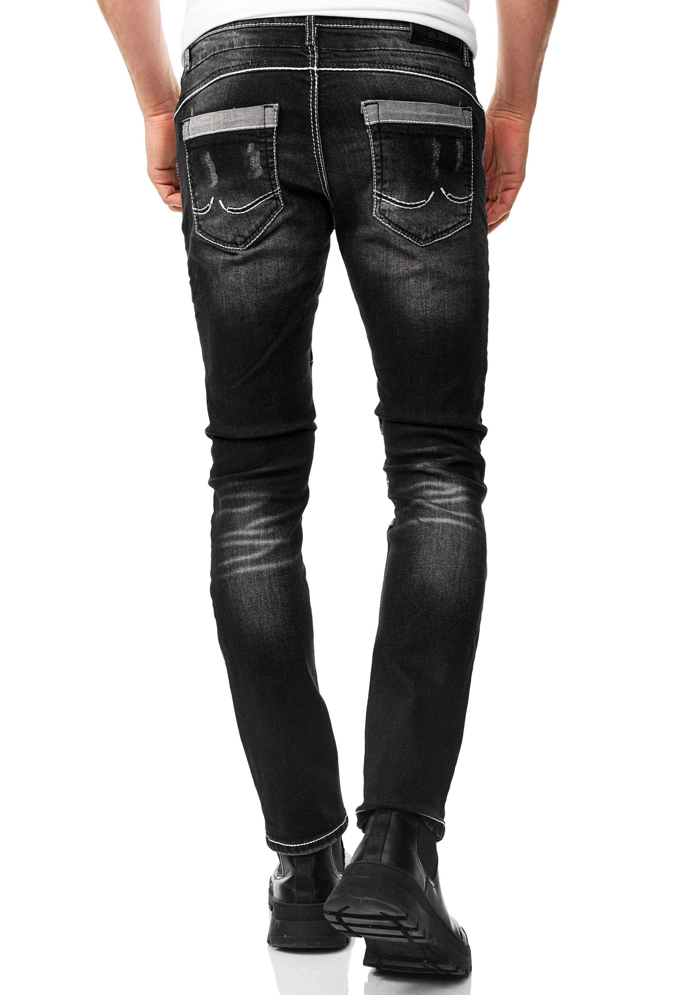 Rusty Neal Regular Jeans 'URUMA' in Zwart