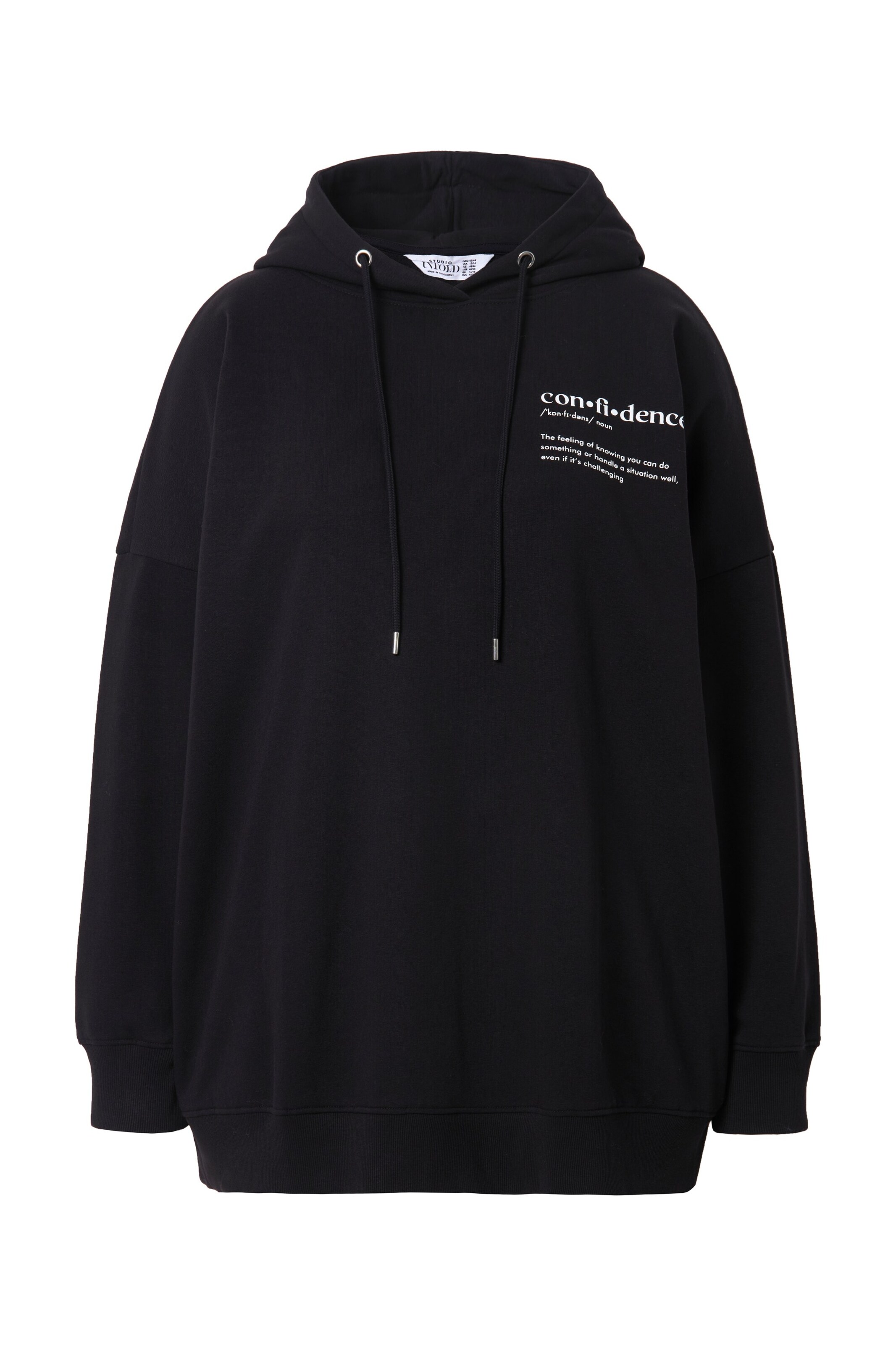 Studio Untold Sweatshirt in Black: front