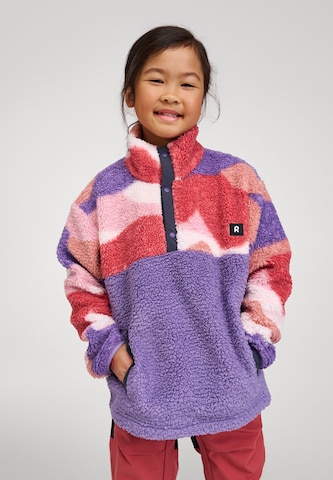 Reima Fleece jas 'Muhku' in Lila: voorkant