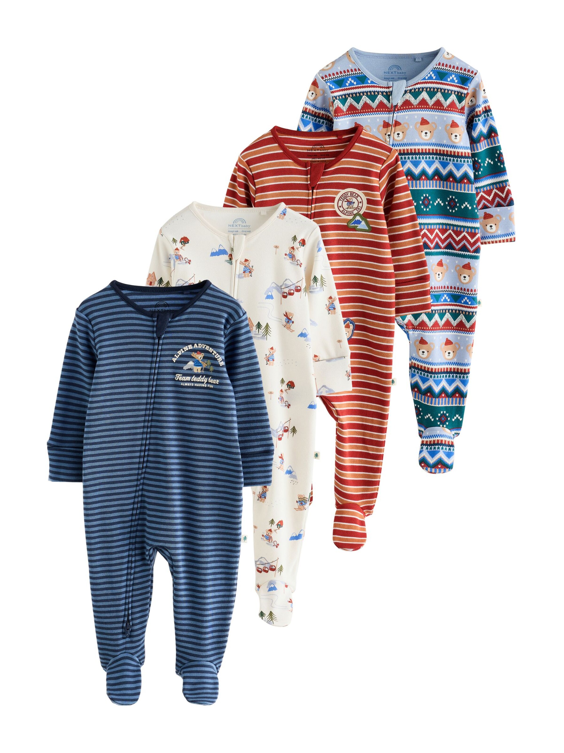 Pyjama Next en mélange de couleurs : devant
