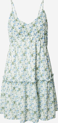 Colourful Rebel Summer Dress 'Elodie' in Blue: front