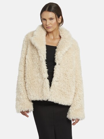 Nicowa Winterjacke 'FANIWO' in Beige: Vorderseite