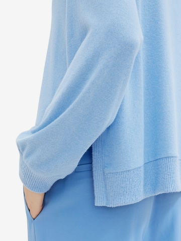 TOM TAILOR Sweatshirt in Blau