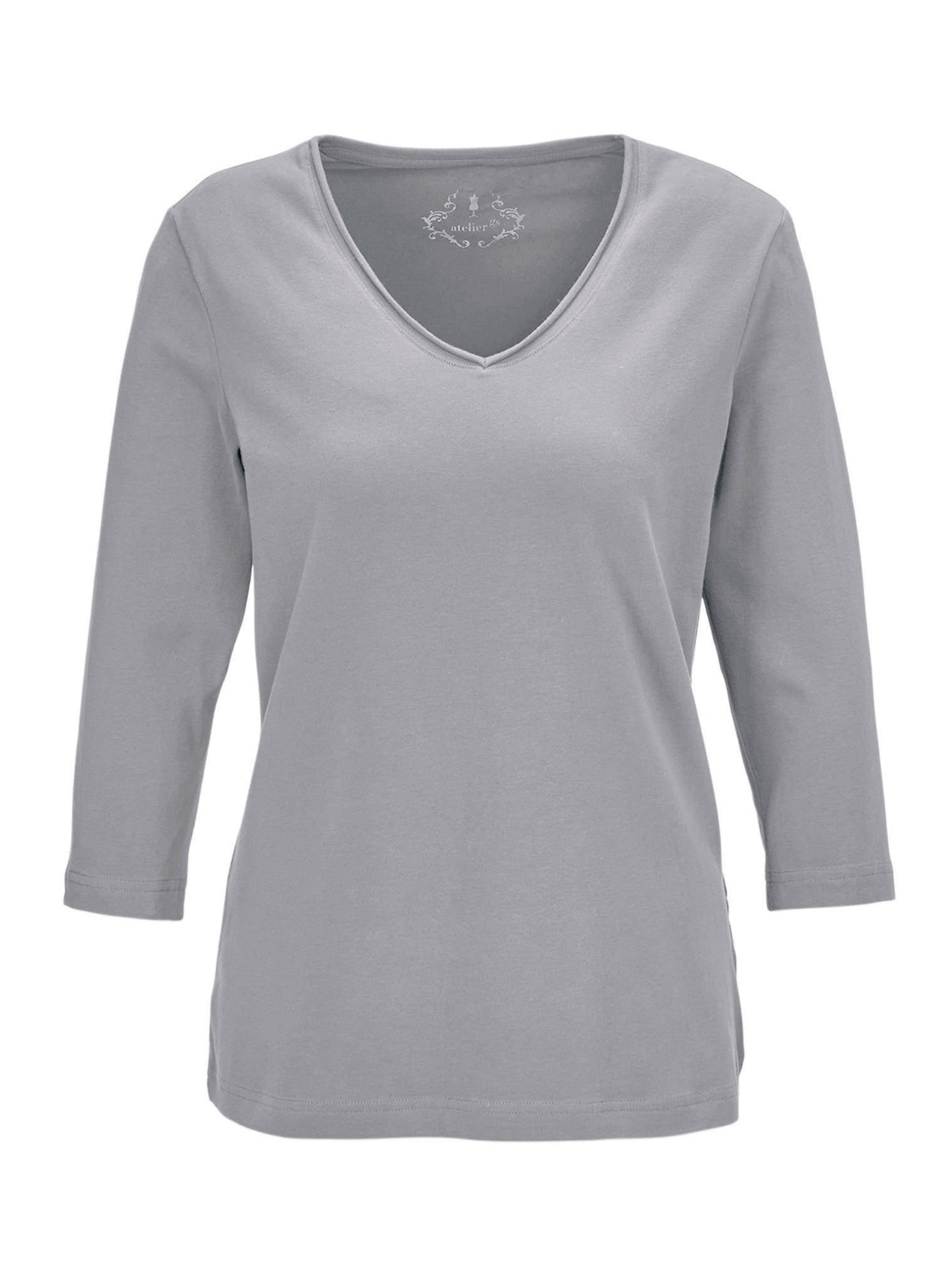 Goldner Shirt in Grau: Vorderseite