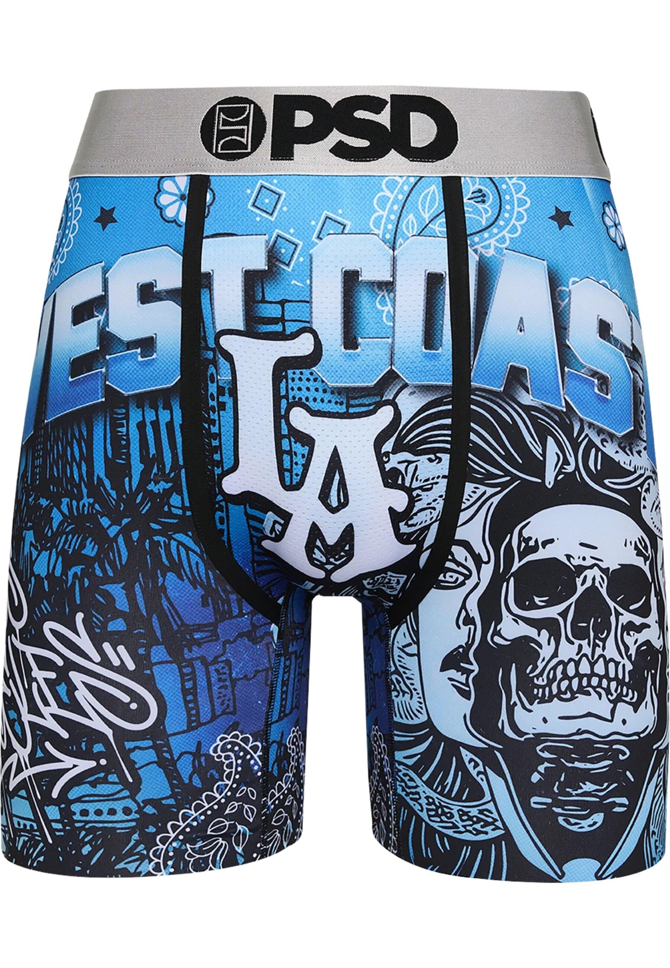 Boxers PSD en bleu : devant