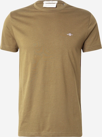 GANT - Camiseta en verde: frente