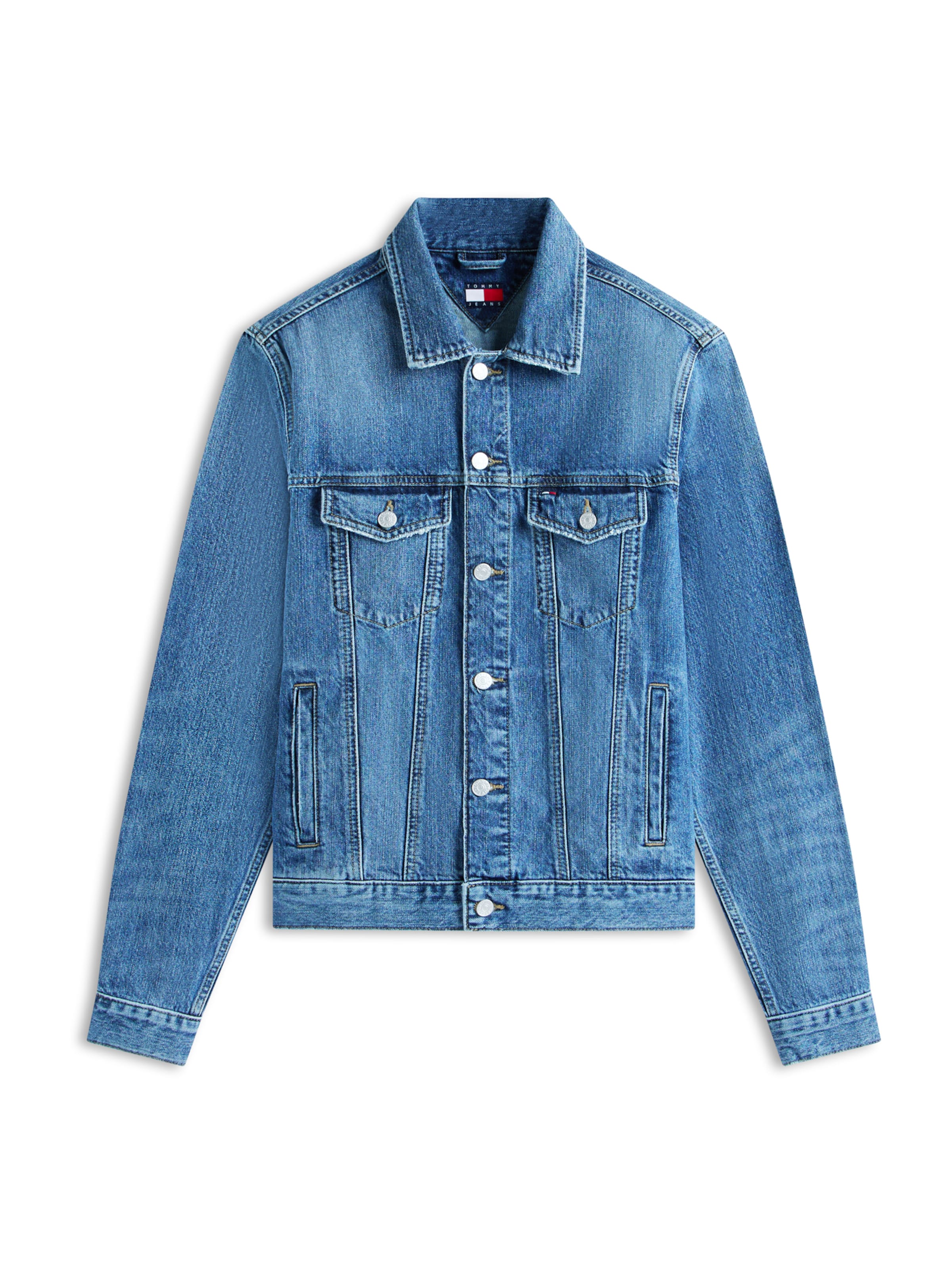 Tommy Jeans Between-Season Jacket 'RYAN' in Blue: front