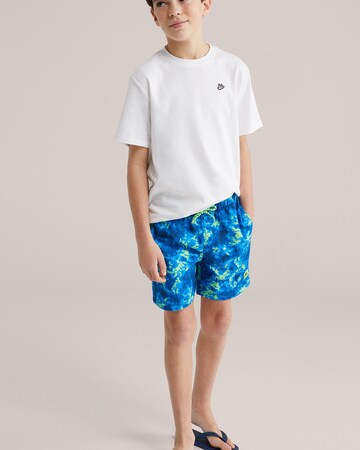 mėlyna WE Fashion Maudymosi kelnaitės