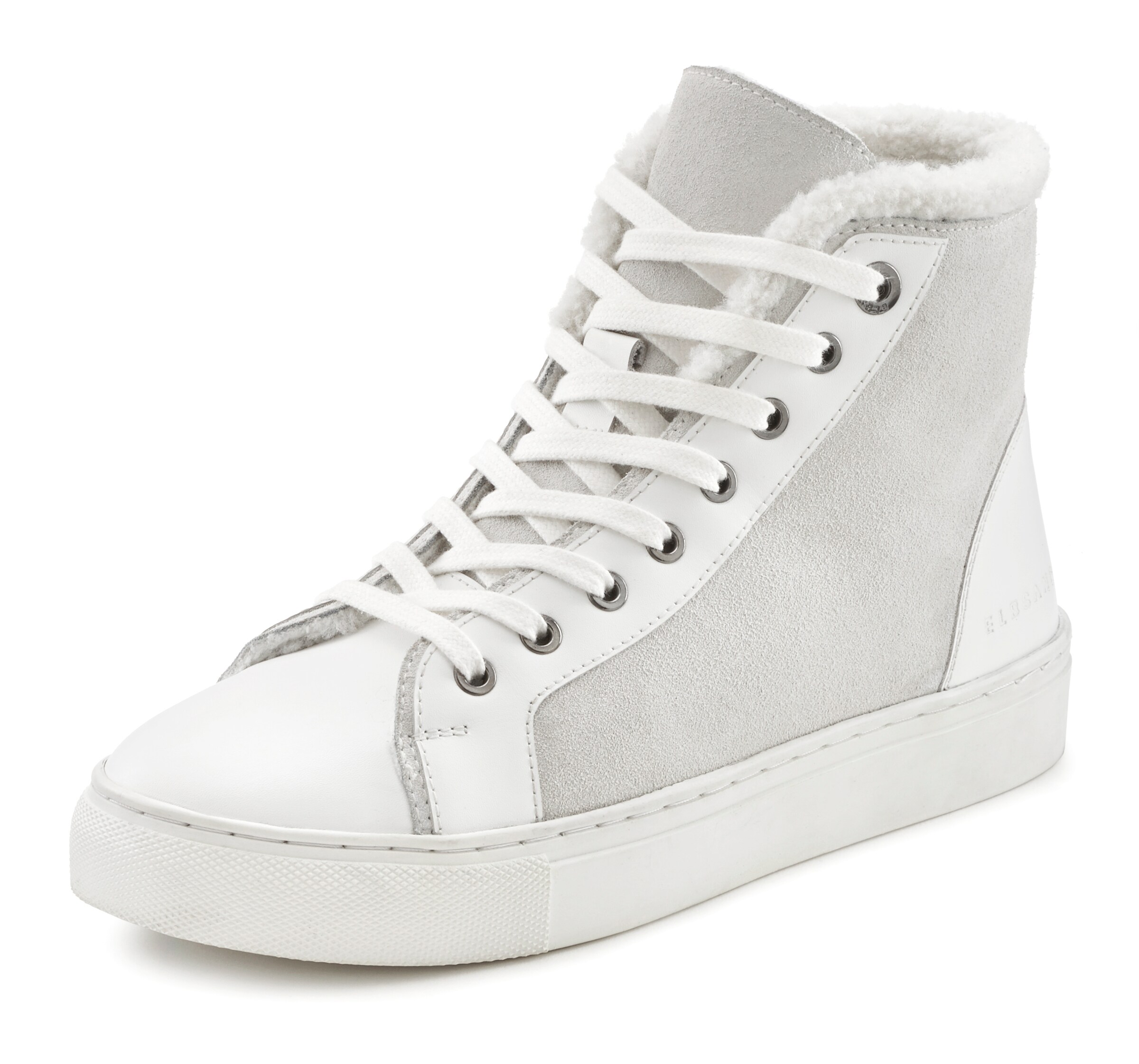 Bottines à lacets Elbsand en blanc : devant