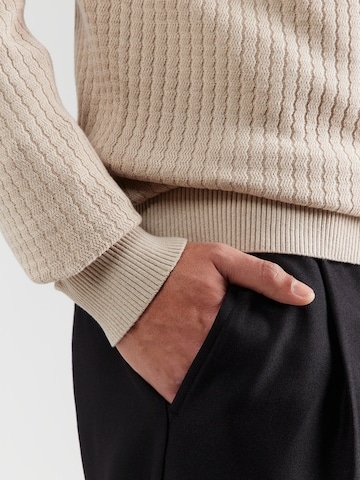 Jack & Jones Premium Svetr 'JPRBLUBARKLEY' – béžová