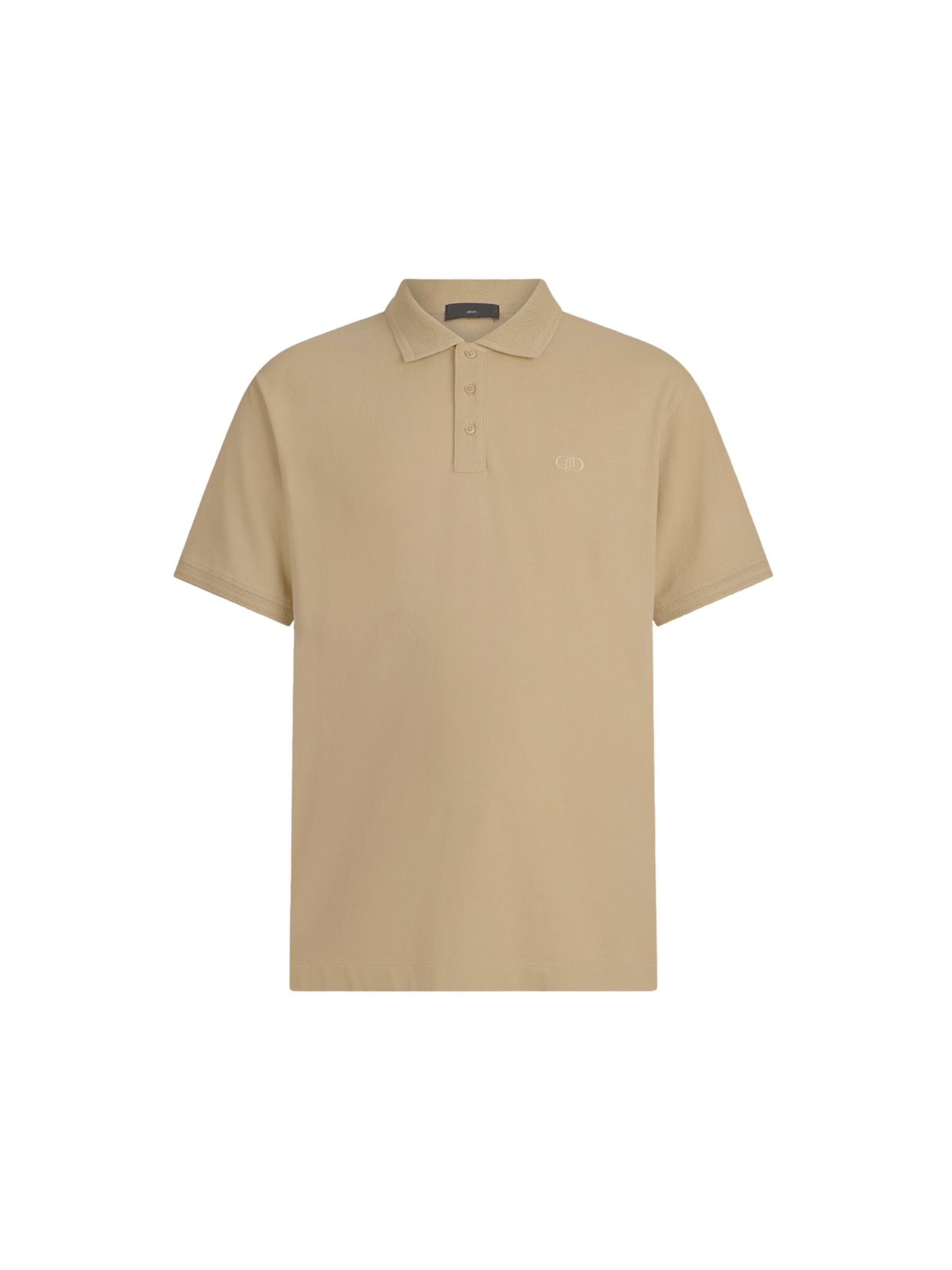 T-Shirt 'POLOBORDO' Liu Jo en beige : devant