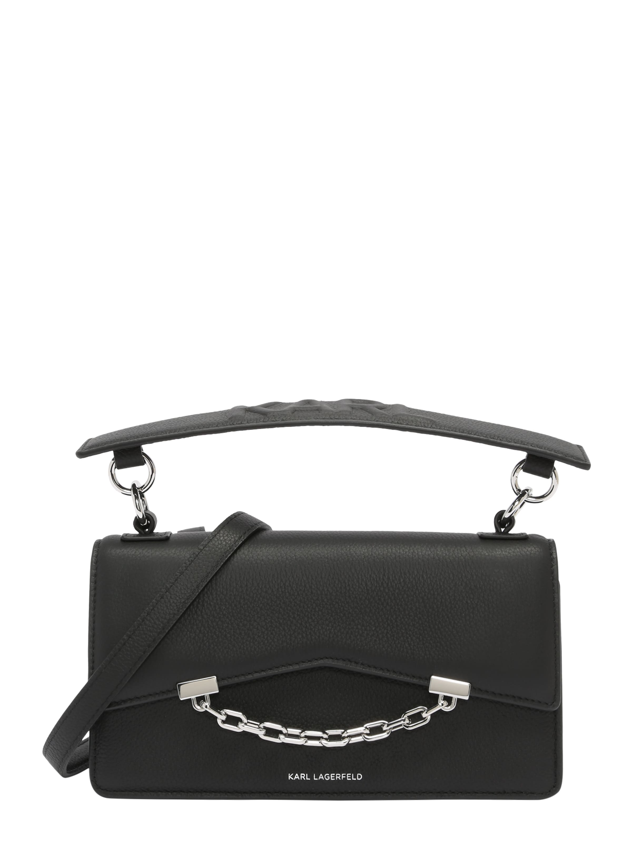Karl Lagerfeld Handbag 'SEVEN' in Black: front