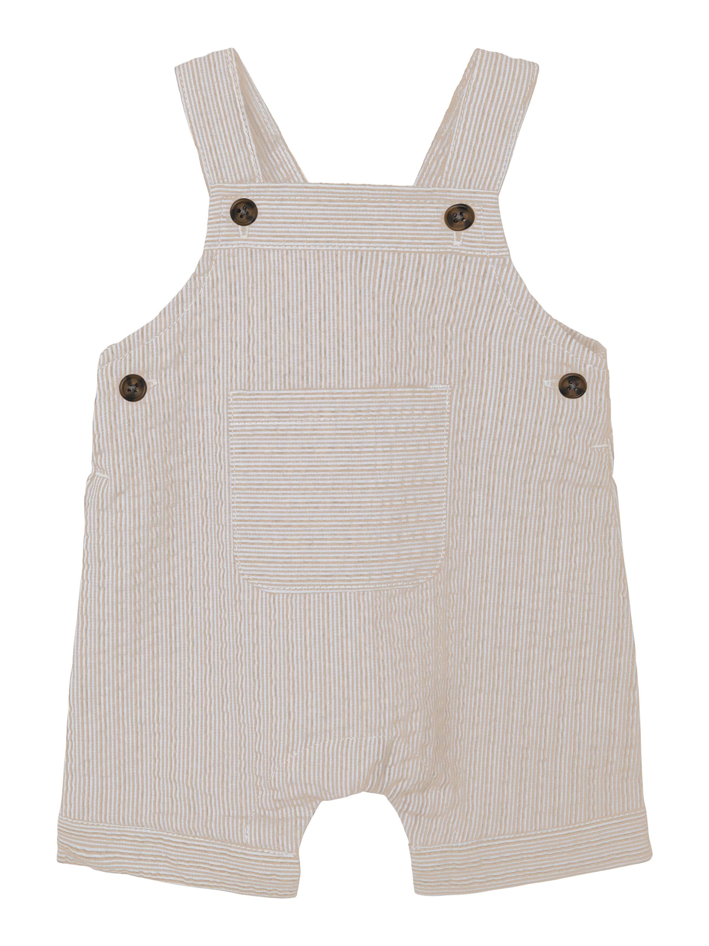 NAME IT Regular Overalls in Beige: front