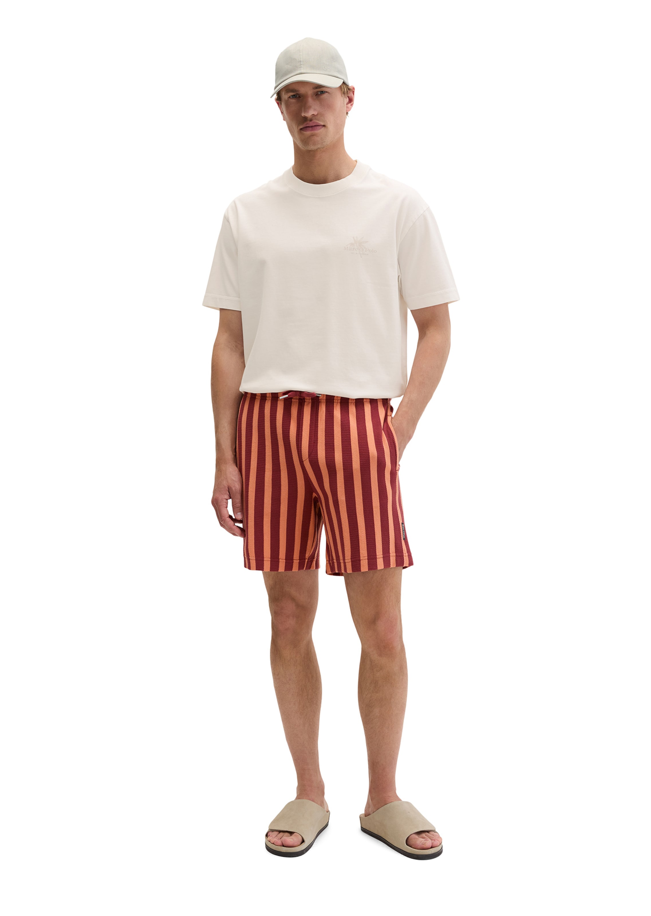 Marc O'Polo Regular Shorts in Orange