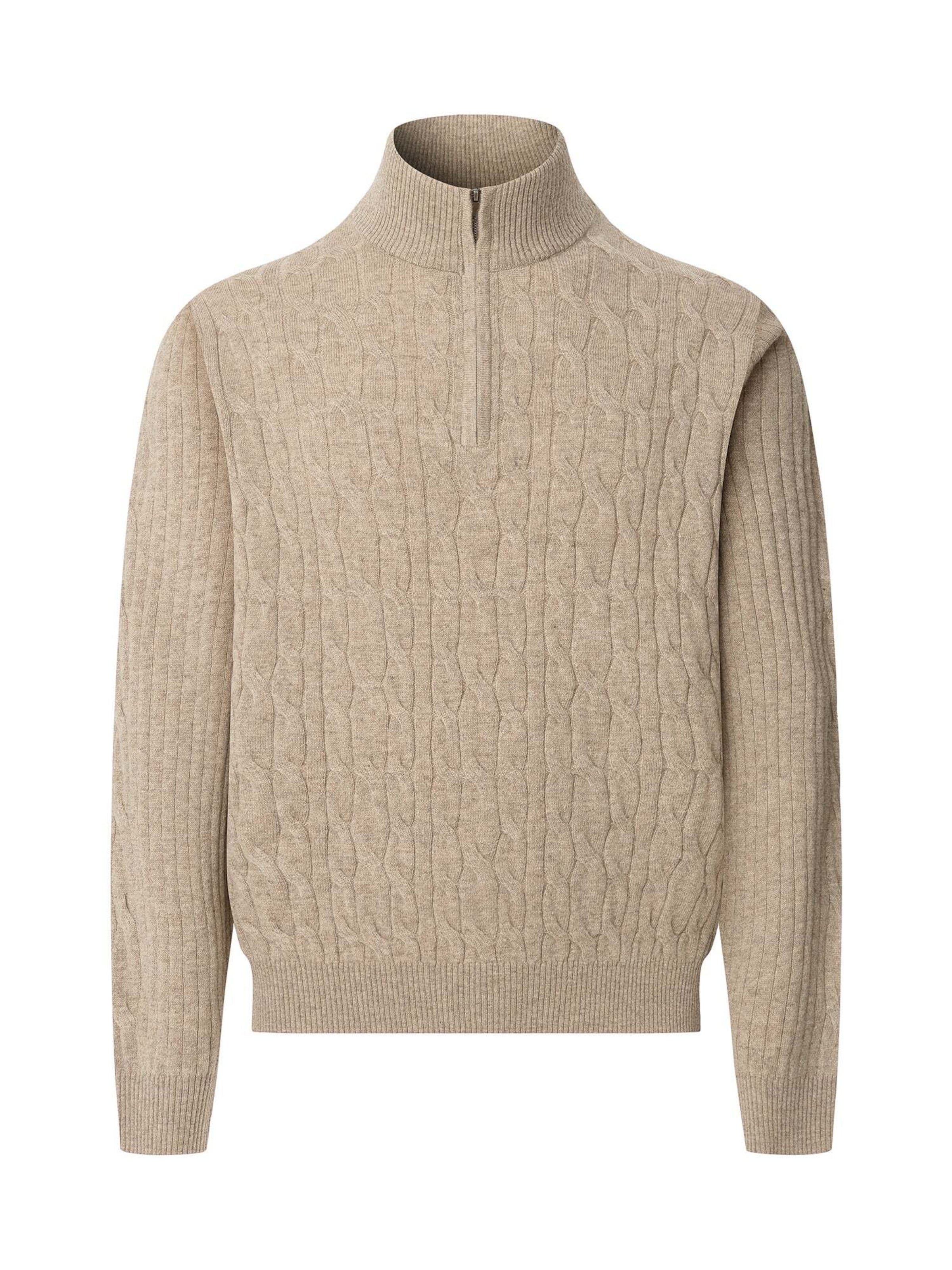 Hackett London Пуловер в бежово: отпред