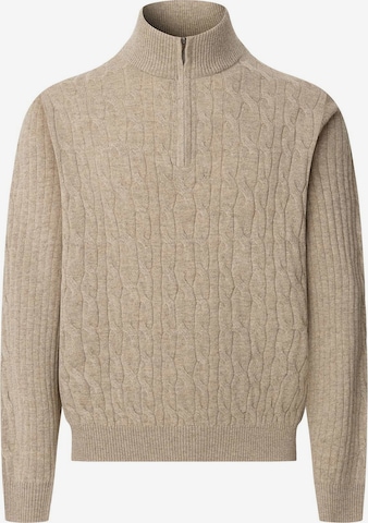 Pull-over Hackett London en beige : devant