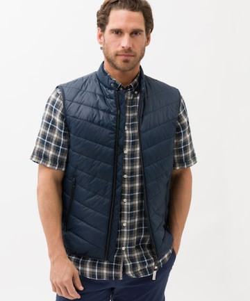 BRAX Bodywarmer 'MATT' in Blauw: voorkant