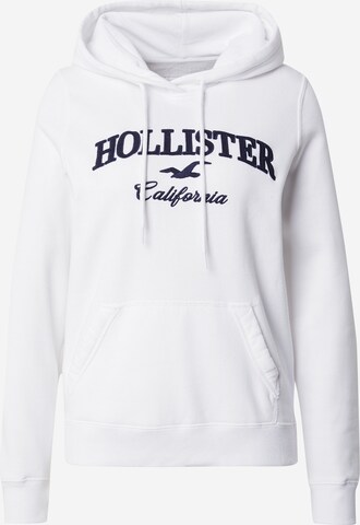 HOLLISTER Sweatshirt 'TECH CORE' in White: front