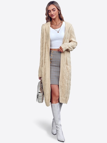 Imily Bela Lang cardigan i beige