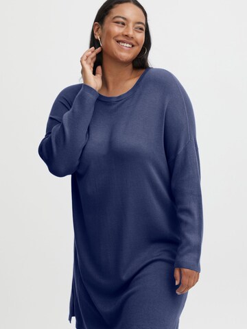 Robes en maille ' FPBlume ' Fransa Curve en bleu