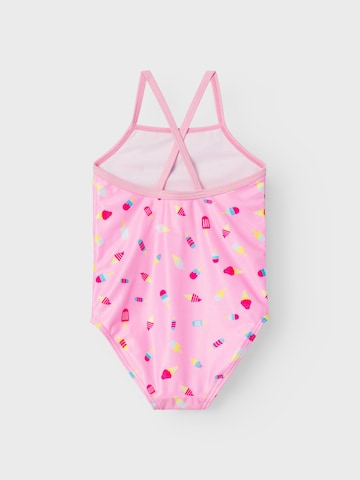 NAME ITJednodijelni kupaći kostim 'ZILLE' - roza boja