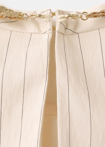 MANGO Top 'Cadena' in White